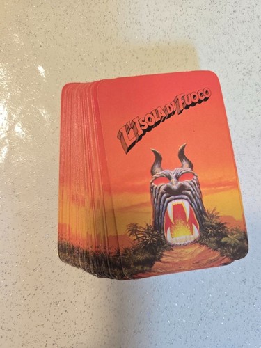 Mazzo carte isola fuoco - mazzo,