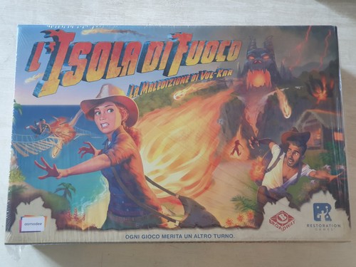 Boardgame isola fuoco - l'isola, di
